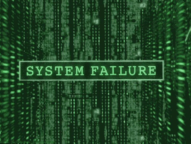 Écran System Failure