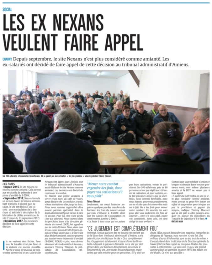 Article les ex-nexans veulent faire appel
